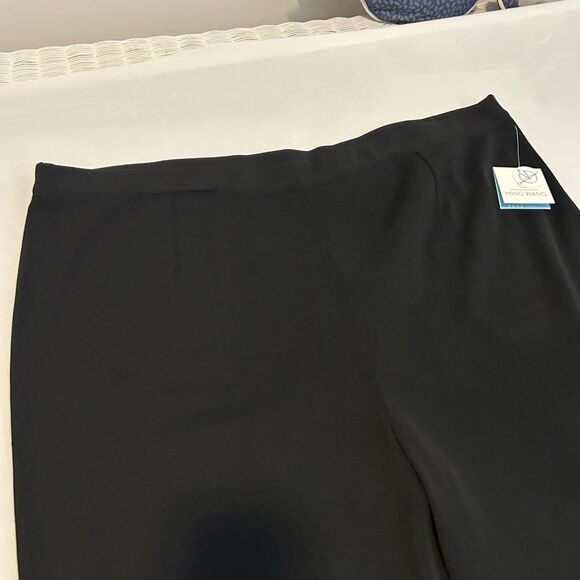 Ming Wang Ankle Pants Black Career Work Formal Staple NWT plus - 3X - Picture 2 of 13